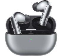HUAWEI FreeBuds Pro 3, augstas izšķirtspējas divu draiveru skaņas sistēma, inteliģentā ANC 3.0, kristāldzidri zvani, līdz 31 stundai akumulatora darbības, Android un iOS, stilīgs ergonomisks dizains, vācu versija, pelēks