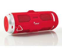 Leicke DJ Roxxx aktīvā stereo pārnēsājamā skaļruņa 10 W sarkana - Pārnēsājamie skaļruņi (2 virzienu 1,5" 10 W vadu un bezvadu NFC/Bluetooth/3.5mm 4.0 EDR)