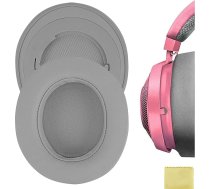 Geekria austiņu spilventiņu rezerves daļas Razer Kraken Pro V2 austiņu ausu spilventiņiem/austiņu spilventiņiem/austiņu vāciņiem/austiņu vāciņiem/austiņu remonta rezerves daļām (pelēks/plastmasas gredzens)