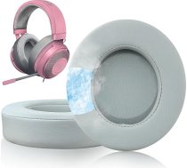 SOULWIT® Profesionāli rezerves ausu spilventiņi priekš Razer Kraken Pro V2, 7.1 V2, Stormtrooper austiņām (pelēks dzesēšanas gels)