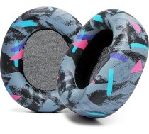 WC uzlabotie rezerves ausu spilventiņi Steelseries Arctis Nova Pro Wireless, ražoti ar Wicked Cushions | Uzlabota izturība, biezums, mīkstāka āda un skaņas izolācija | 90's Black
