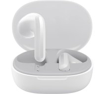 Xiaomi Redmi Buds 4 Lite bezvadu Bluetooth 5.3 austiņas, skārienjūtīga vadība, ūdensizturīgas pret putekļiem un IP54, akumulatora darbības laiks līdz 20 stundām, bezvadu austiņas ar trokšņu slāpēšanu, baltas krāsas