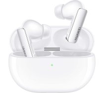 HUAWEI FreeBuds Pro 3, augstas izšķirtspējas divu draiveru skaņas sistēma, inteliģentā ANC 3.0, kristāldzidri zvani, līdz 31 stundai akumulatora darbības, Android un iOS, stilīgs ergonomisks dizains, vācu versija, balta