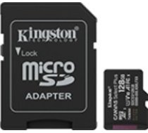 Microsd atmiņas karte 128gb canvas select+ g3 150mb/s adapteris