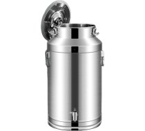 XFQZJG 5L / 9L / 14L Seal Milk Transport Tin Nerūsējošā tērauda piena spainis Vīna spainis Vīna spainis Barele ar krāna krānu - ūdens konteiners Šķidruma konteiners Tējas kanna Piena krūze Sudrabs