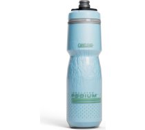CAMELBAK Podium Chill Izolēta velosipēda ūdens pudele 24oz Easy Squeeze Piemērota lielākajai daļai velosipēdu būru Crystal Blue