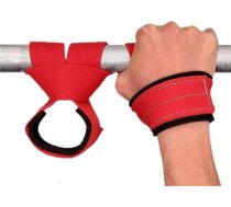 Svarcelšanas plaukstas siksnas 1 Pair Gym Liftinga siksnas Barbell Deadlift Booster Belt Fitness Neslīdošas rokas aproces plaukstas siksnas Fitnesa apmācības palīdzības jostas stiprības treniņu kultūrisms