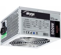 Barošanas bloks atx 500w ak-b1-500 p4 pci-e 6+2 pin 3x sata 2x molex ppfc ventilators 12cm