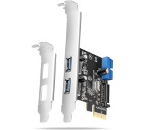 Axagon Pceu-232rs pcie kontrolieris 2+2x ports usb 3.2 gen 1, uasp, sp & lp 15-pin sata barošanas avots