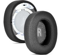 E55BT Ausu spilventiņi Upgrade Fabric Thicker - rezerves ausu spilventiņi Putuplasta ausu spilventiņu polsterējuma pārvalks, saderīgs ar JBL E55BT E55 BT Bluetooth bezvadu austiņām, trokšņa izolācija, atmiņas putas