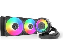 ARCTIC Liquid Freezer III Pro 240 A-RGB - AIO CPU dzesētājs, 2 x 120 mm ūdens dzesēšana, 38 mm radiators, PWM sūknis, VRM ventilators, AMD AM5/AM4, Intel LGA1851/1700 kontakta rāmis - melns