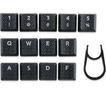 13 pakešu apgaismotu taustiņu vāciņu nomaiņa GL taktilā slēdža Logitech G813/G815/G915/G913 TKL RGB mehāniskajai spēļu tastatūrai, melns