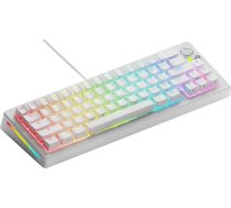 Glorious Gaming GMMK 3: Mehāniskā tastatūra, kompakts 65 %, modulēta tastatūras sistēma, dubultais PBT tastatūras komplekts, alumīnija slīpētājs, karstā nomaiņa (3/5 kontakti), amerikāņu QWERTY - Weiß