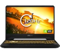 Asus TUF FX505DV 15,6 collu FHD 120 Hz spēļu klēpjdators (AMD R7-3750H, NVIDIA GeForce RTX 2060 6GB, 512GB PCI-e SSD, 16GB RAM, Windows 10)