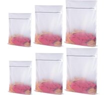 6 Pack Mesh veļas maisiņi ar rāvējslēdzējiem atkārtoti izmantojamas smalkas / rupjas veļas mazgājamās mašīnas maisiņi veļas mazgāšanai un ceļojumu uzglabāšanai