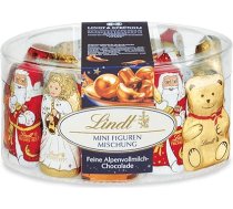 Lindt šokolādes mini figūriņu maisījums, 200 g, smalkāko Alpu piena šokolādes mini maisījums, šokolādes dāvana Ziemassvētkiem, Ziemassvētku šokolāde