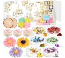 ImnBest Adventes kalendārs Sveces Adventes kalendārs Adventes kalendārs 2025 Sievietes meitenes Aromatizētas sveces Sveču kalendārs Sveču Adventes kalendārs 24 dienu atpakaļskaitīšanas Ziemassvētku svece Dāvana mammai, sievai, māsai, draudze