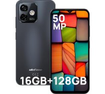 Ulefone Note 16 Pro viedtālrunis bez līguma, 16GB + 128GB/SD-256GB Mobilais tālrunis 4400mAh ar 50MP kameru Octa Core 6,52 collu HD+ 5Ghz WiFi Android 13 Dual SIM Fingerprint/Face ID/4G/GPS/OTG/ melns
