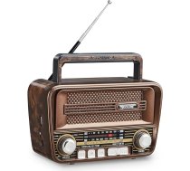 Gelielim Retro radio AM FM, pārnēsājamie īsviļņu radio ar vislabāko uztveršanu, Bluetooth 5.3 skaļrunis, ar akumulatoru darbināms radio, atbalsta TF karti/USB, dāvanu ideja vecāka gadagājuma cilvēkiem, retro vintage dekori