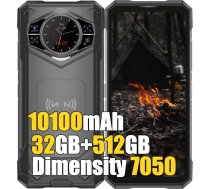 DOOGEE S200X 5G āra mobilais tālrunis (2025), 32GB + 512GB/2TB MTK 7050 āra viedtālrunis ar Android 14, 6,72 collu FHD+ dubultais ekrāns, 100MP + 20MP, 10100mAh, Dual SIM 4G LTE un 5G mobilais tālrunis, NFC, GPS