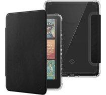 Fintie apvalks 7 collu Kindle Paperwhite (12. paaudzes) un Kindle Colorsoft/Paperwhite Signature Edition 2025/2024, caurspīdīgs, mīksts, TPU aizsargvāciņš ar automātisku miega/modināšanas funkciju, melns