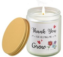 Kumelīšu aromāta svece stiklā 200 g - ar rokām darināta svece ar nomierinošu aromātu - pateicības dāvana sievietēm, skolotājai, mammai, kolēģei, skolotājai, mātei