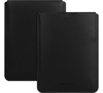 HoYiXi korpuss 6 collu Kindle/Kobo/Voyaga/Lenovo/Pocketbook/Sony/Tolino e-grāmatu lasītājiem, viegls ādas aizsargvāciņš 6 collu e-grāmatu lasītājiem, melns
