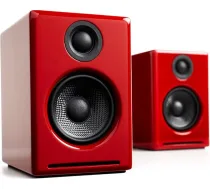 Audioengine A2+ 60W aktīvā galda skaļruņa Integrēts DAC un analogais pastiprinātājs Tiešais USB savienojums, 3,5 mm jack un RCA ieejas Komplektā iekļauts kabelis