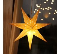 Salcar LED papīra zvaigzne iekarināšanai, laternu dekorēšanai, diametrs 55 cm / 75 cm