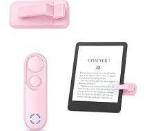 RF tālvadības pults lasīšanai Kindle, Paperwhite, Surface, planšetdatoros, komiksos/romānos, fotografēšanai, kamerai, video ierakstīšanai (rozā krāsā)