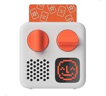 Yoto Mini (YM002) + izveidojiet savu karti - bērnu Bluetooth audio atskaņotājs bez ekrāna, "viss vienā" ceļojuma ierīce atskaņo stāstus, mūzikas podkāstu radio, lieto kā skaļruni vai ar austiņām