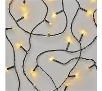 EMOS LED pasaku gaisma silti balta iekštelpām un ārpus telpām, 50 m gara IP44 Ziemassvētku pasaku gaisma ar 500 LED diodēm + 5 m kabelis un barošanas bloks, 6 stundu taimera funkcija, svinībām, Ziemassvētkiem, dekorēšanai