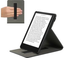 kwmobile Korpuss saderīgs ar Amazon Kindle Paperwhite (11th Gen - 2021) - siksniņas statīvs - e-lasītāja aizsargvāciņš - tumši pelēks