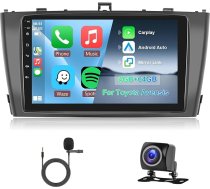 Hodozzy 4G + 64G auto radio Toyota Avensis T27 2008-2015 Android 8 Core 9" IPS Touchscreen Navigation Carplay Android Car Mirror Link 2 DIN Radio Bluetooth DSP WiFi FM RDS Screen priekš Avensis