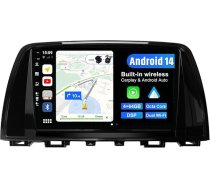 Android 13 IPS Auto Radio piemērots Mazda Atenza Mazda 6 (2012-2015) - 4G+64G - Iebūvēts DSP/Carplay/Android Car - Kamera + Mikrofons - 9 collu 2 DIN - Stūres vadība WiFi DAB 360 kamera
