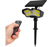 LUCKDANO Solarspotlichter Im Freien, Solarlandschaftslichter Solarleuchten Im Freien mit 2 Helligkeitsmodi 2400mah für den Heimpark (ASTEY-KXK-600-128COB)