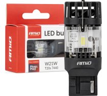 Led spuldze lumitec t20s 7440 w21w 12v pilna kanbusa balta -04686