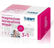 BWT 814134 3+1 filtra kārtridži, magnija mineralizators ūdens filtra krūzei, 3+1 x 120 l filtrēta krāna ūdens