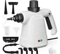Rokas tvaika tīrītājs - ātrs karstums 400 ml liela ūdens tvertne 11-in-1 ar vairākiem piederumiem mājas grīdām un automašīnas polsterējumam Daudzfunkcionāls virsmu tīrītājs Pārnēsājams dziļa tvaika tīrītājs mājsaimniecēm