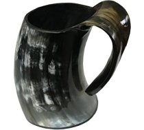 Īsta roku darbs ragu vikingu dzeramā krūzes krūzes Ale alus vīns Goblet Tankard medalus viduslaiku Burlap dāvana Tumbler OX ragu Beaker trauki (vidēja)