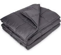 Navaris Svara sega, 135 x 200 cm, 6,8 kg - Kokvilnas pārvalks - 7 slāņi - Terapeitiskā sega - Smagā sega - Pelēkā krāsā