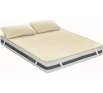 Wolly Light vienslāņu tīrās Merino vilnas Wellness matrača pārvalks (vienvietīgs)