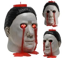 Bloody Candle Holder Gothic Dekoratīvais gotikas šausmu šausmu galvu sveces turētājs Galda dekorēšana Pranks Dāvana Halloween karnevālam Spoku māja (Bleed)