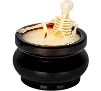 Moerstar Halloween galvaskausa svece, biedējošas skeleta sveces, gotikas mājas rotājums Helovīnam, mājas, bāra, istabas, galda dekorēšanai, gotikas dāvanas