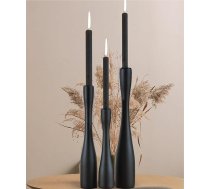SDALI HOME Taper sveču turētāju komplekts, augstas sveces turētāji galda dekorēšanai (12"/10"/7,5"), moderns komplekts ar melnu metāla kausu