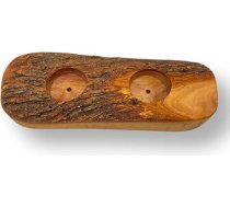 Rustic Vintage koka tējas gaismas turētājs ar 2 slots, centrālie galdi galdiem, lauku kāzu rotājumi un kāzu dāvanas, dekoratīvā tējas gaismas svece galdam dzimšanas dienā