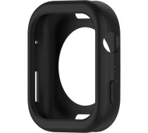 Apple Watch Series 7/8/9 41 mm silikona pulksteņa korpuss - melns