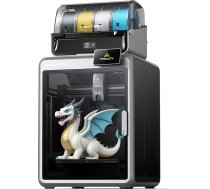 Creality K2 Combo (A) 3D printeris, daudzkrāsains ar CFS, līdz 600 mm/s ātrgaitas drukāšana, mākslīgā intelekta kamera drukas kļūdu noteikšanai, vieda automātiskā līmeņošana, klusa darbība 45 dB, 260 x 260 x 260 mm