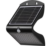 OSRAM Endura Butterfly saules prožektors, melns, 4 W, 500 lm, kustības un gaismas sensors, āra apgaismojums, uzlādējams ar akumulatoru, videi draudzīgs, ilgs kalpošanas laiks, vienkārša montāža, IP65, 4000 K