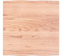 Galda virsma Apstrādāta koka ozols Dabīgā mala 60 x 60 x 2 cm Galda virsma restorānam Ēdamistaba Dzīvojamā istaba Biroja mēbeles Galda virsma Galda virsma Galda virsma